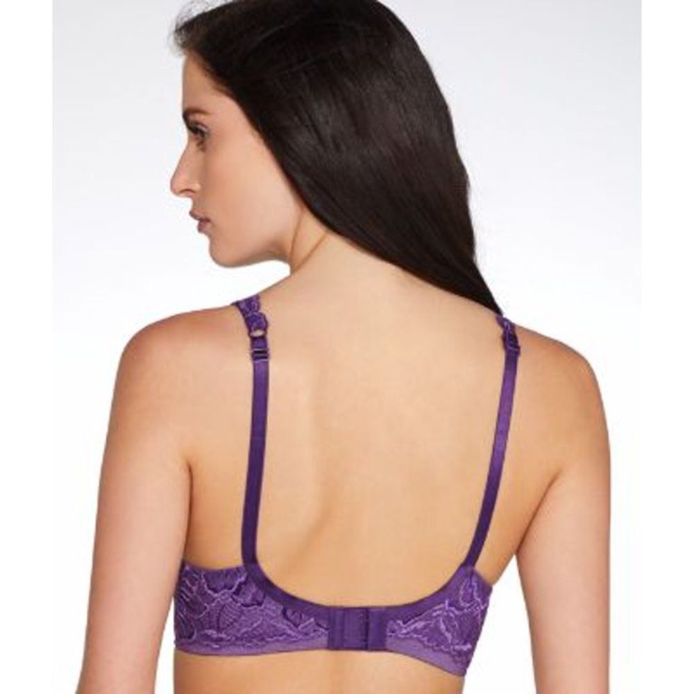 Bali Women's Lace Desire 6543 Purple Lace Bra Size 36DD - Picture 9 of 9